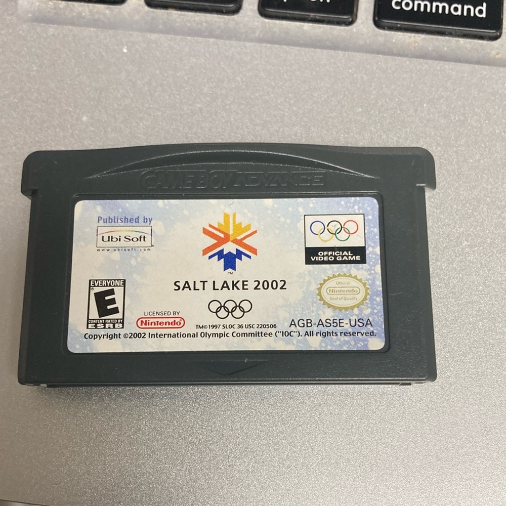 Nintendo Game Boy Advance Salt Lake 2002 Cartridge - Black